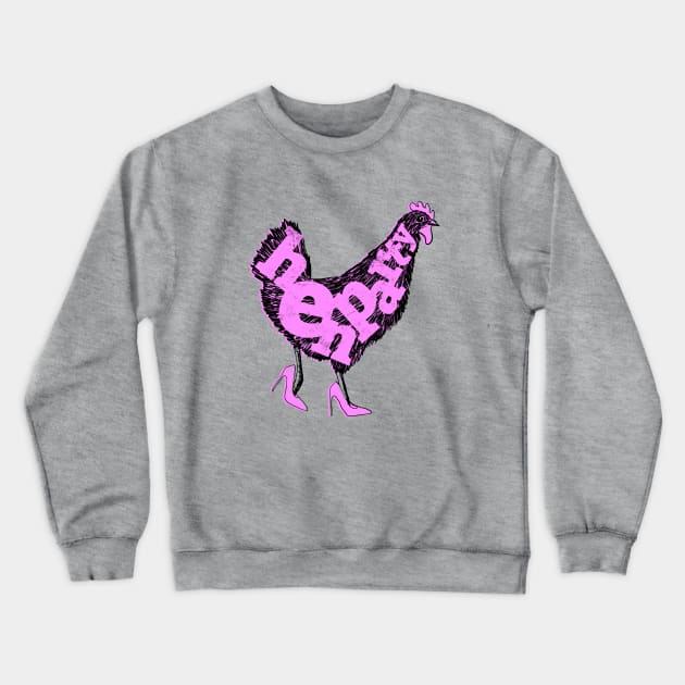 Hen Party Crewneck Sweatshirt by stu-dio-art